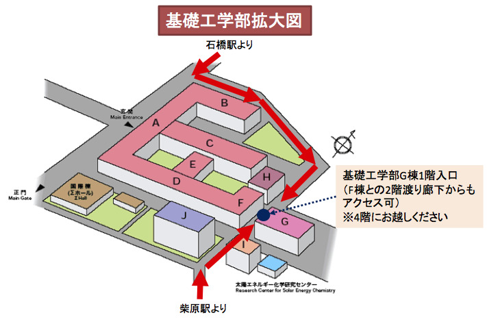 基礎工学部G棟4F G402